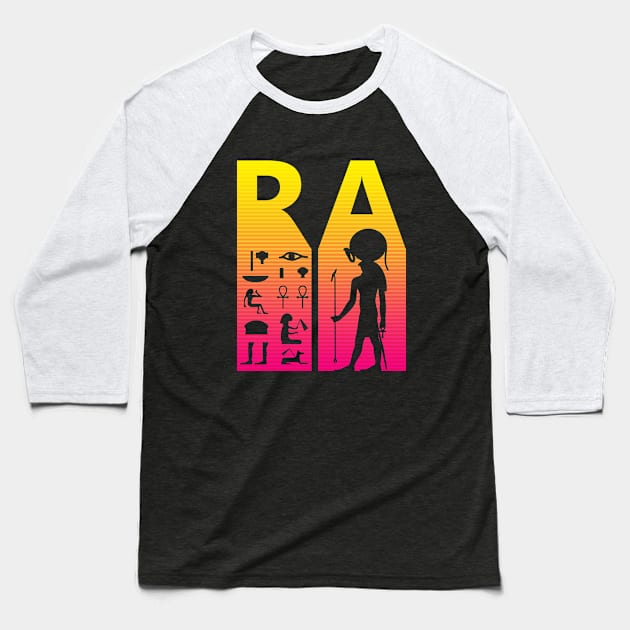 Ancient Egypt God of Sun RA Baseball T-Shirt by GWENT